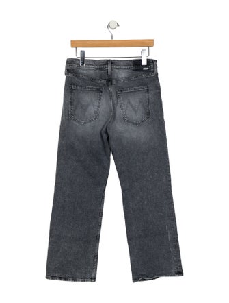Mother Mid-Rise Wide Leg Jeans