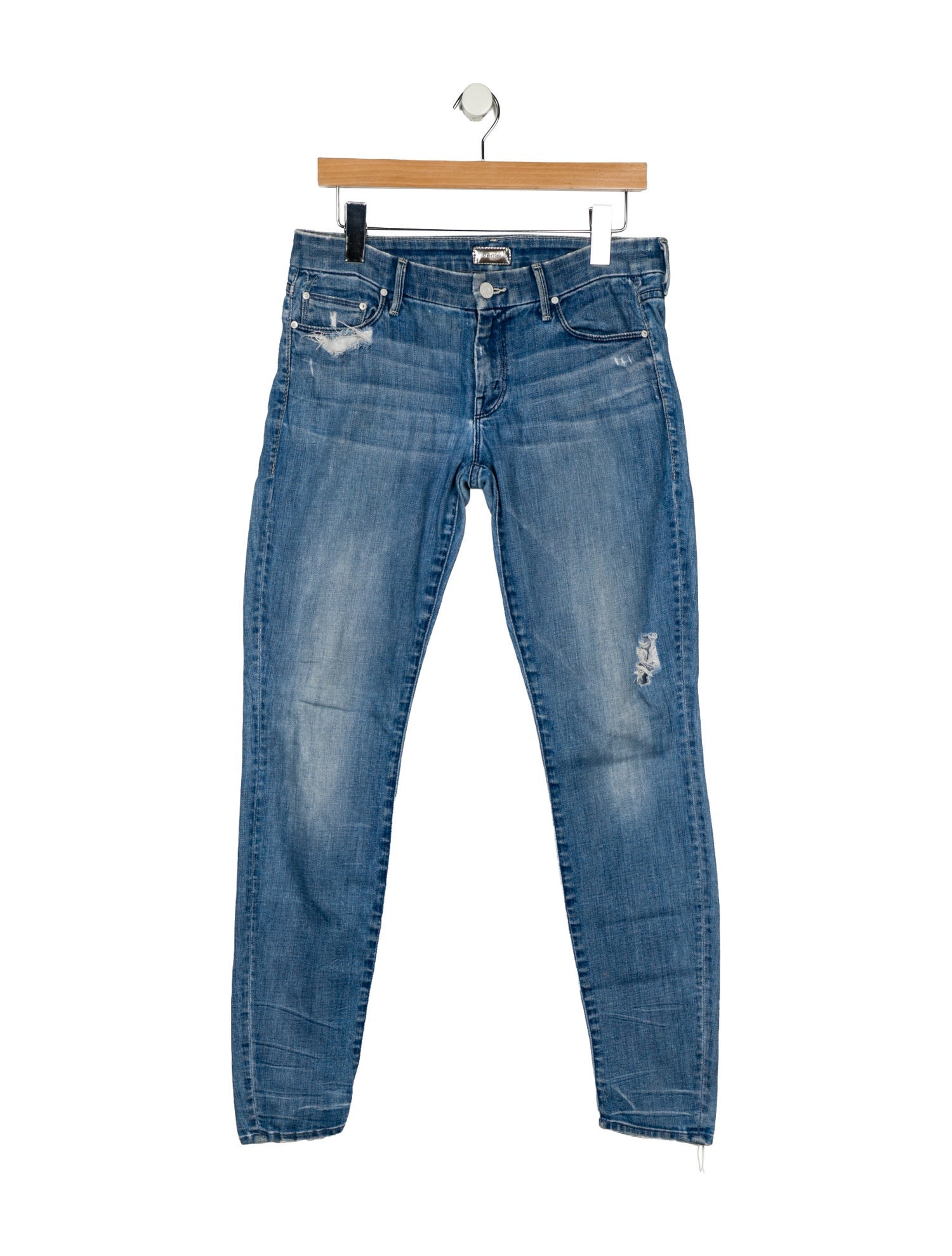 Mother Low-Rise Skinny Leg Jeans