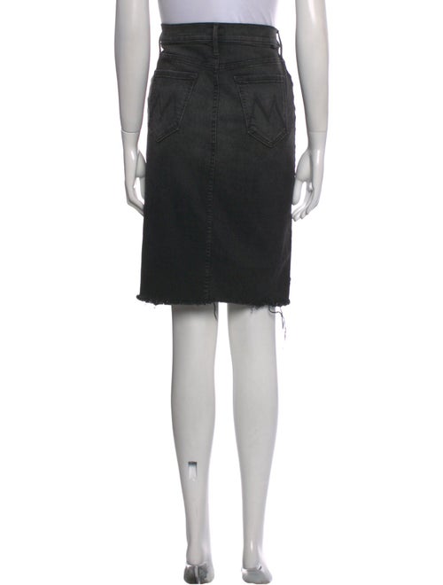 Mother Raw-Edge Trim Knee-Length Skirt