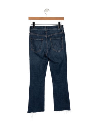 Mother Mid-Rise Straight Leg Jeans