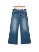 Mother Mid-Rise Wide Leg Jeans