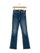Mother Mid-Rise Straight Leg Jeans