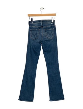 Mother Mid-Rise Straight Leg Jeans