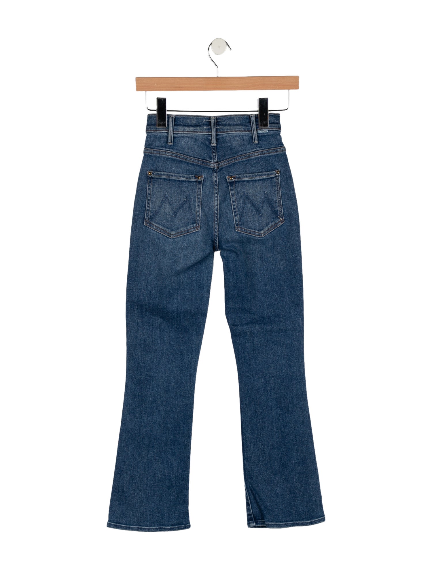 Mother Mid-Rise Straight Leg Jeans