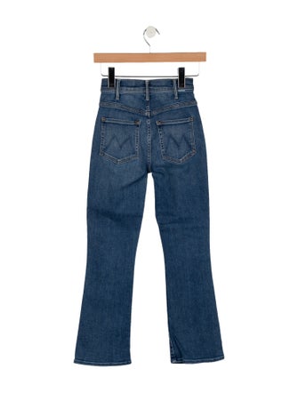 Mother Mid-Rise Straight Leg Jeans