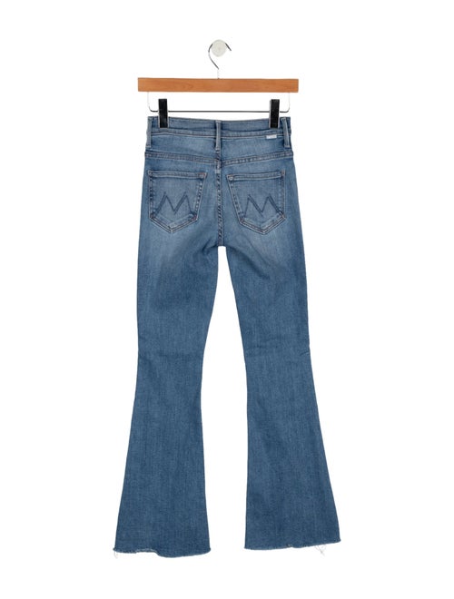 Mother Mid-Rise Wide Leg Jeans