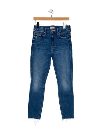 Mother Mid-Rise Skinny Leg Jeans