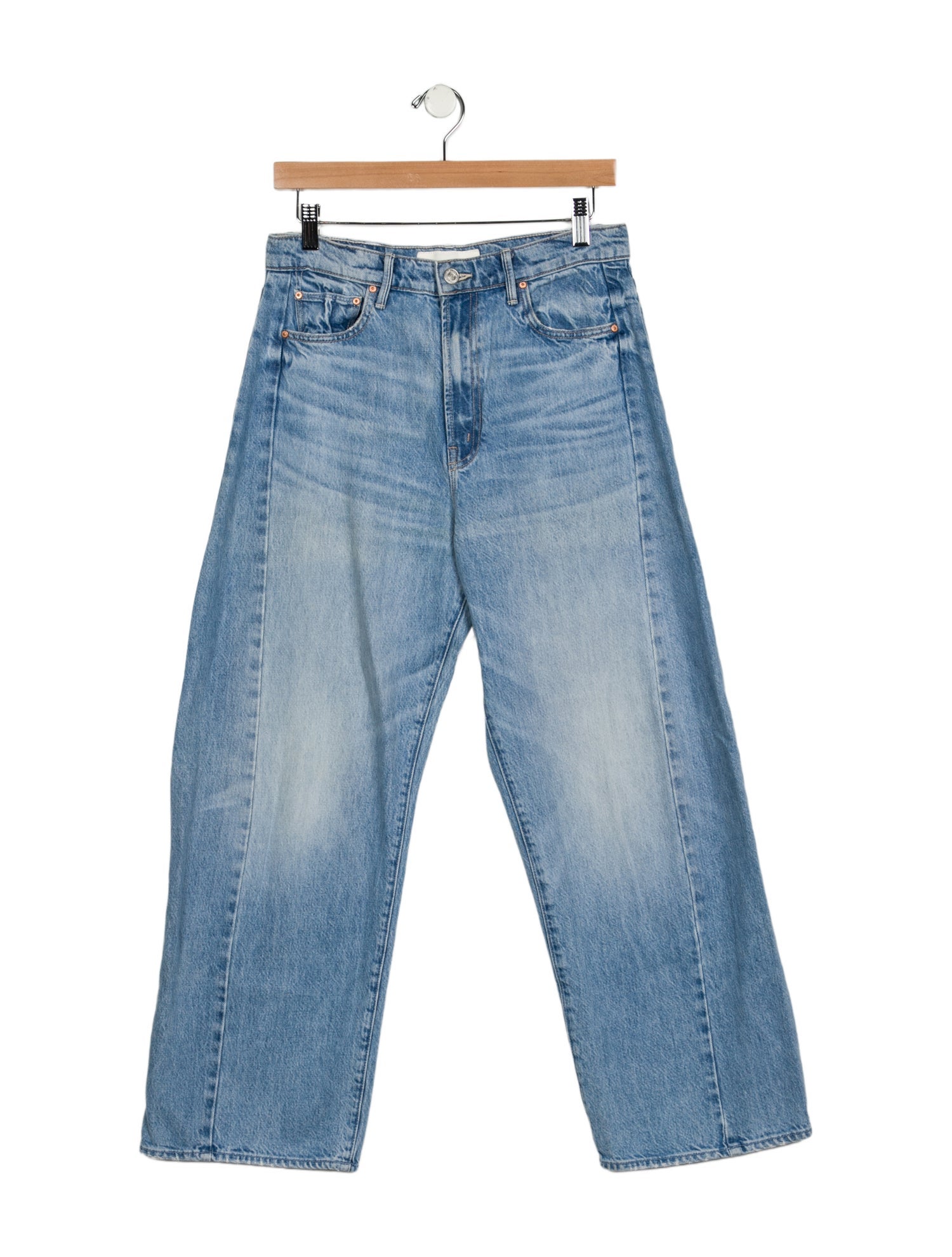 Mother The Half Pipe Flood Wide Leg Jeans