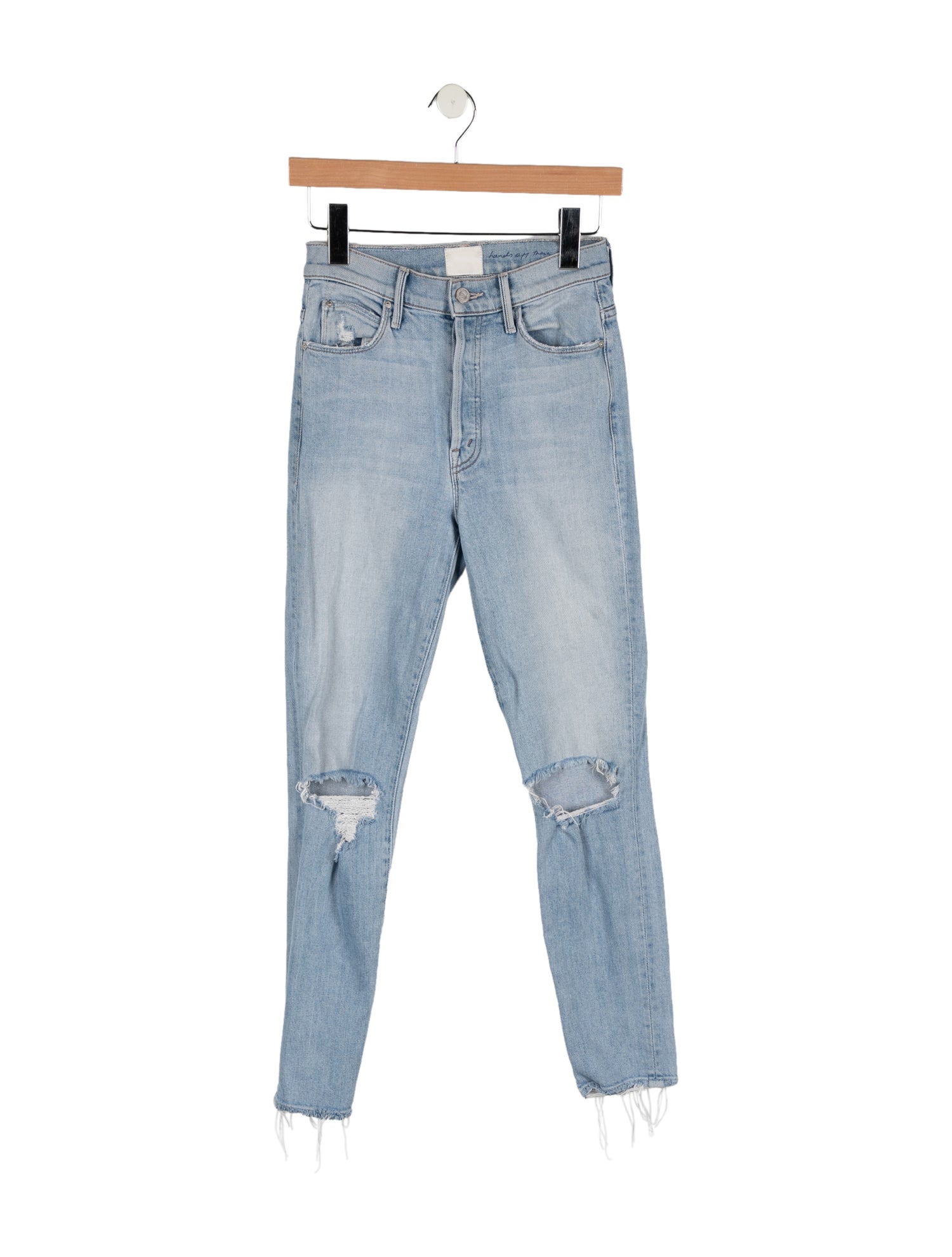 Mother Mid-Rise Skinny Leg Jeans