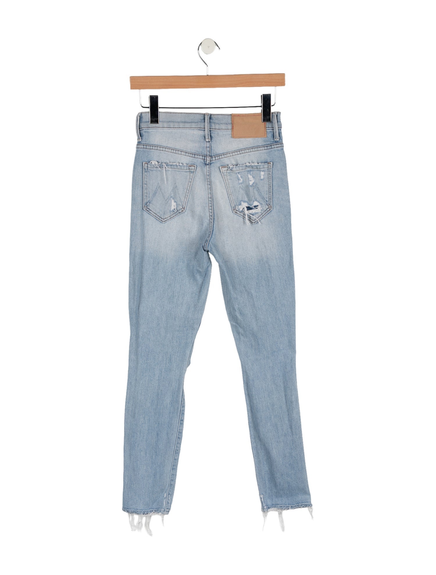 Mother Mid-Rise Skinny Leg Jeans