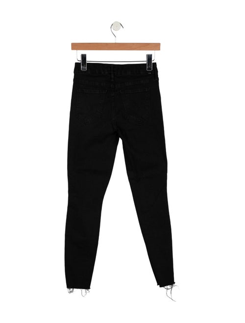 Mother Mid-Rise Skinny Leg Jeans
