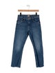 Mother Mid-Rise Straight Leg Jeans
