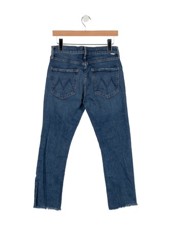 Mother Mid-Rise Straight Leg Jeans