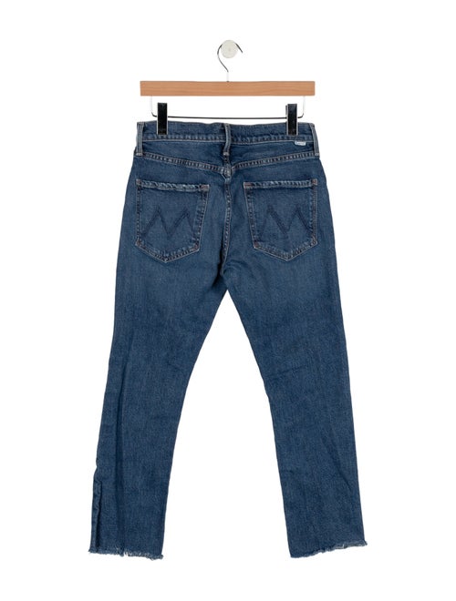 Mother Mid-Rise Straight Leg Jeans