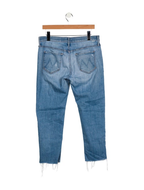 Mother Mid-Rise Straight Leg Jeans
