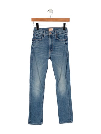Mother Mid-Rise Skinny Leg Jeans