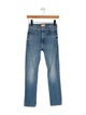 Mother Mid-Rise Skinny Leg Jeans