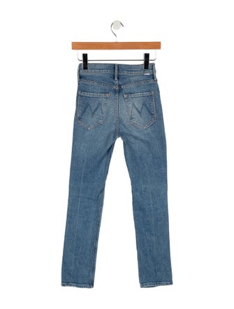 Mother Mid-Rise Skinny Leg Jeans