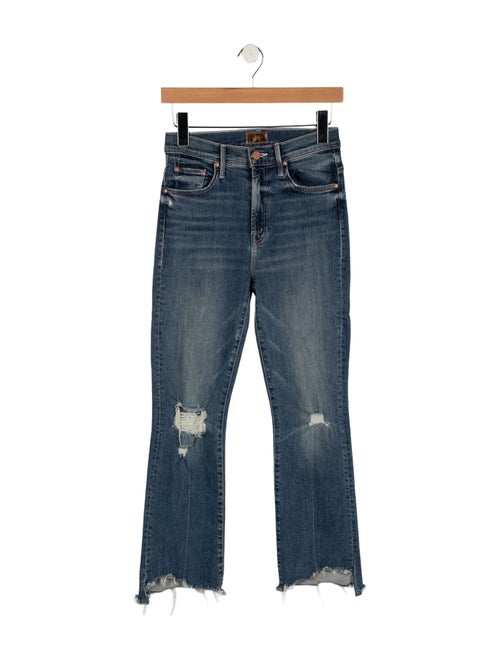 Mother Mid-Rise Straight Leg Jeans