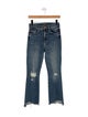 Mother Mid-Rise Straight Leg Jeans