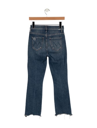 Mother Mid-Rise Straight Leg Jeans