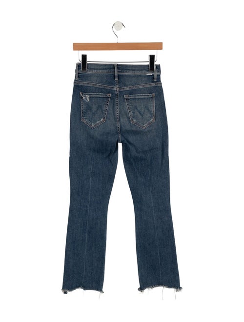 Mother Mid-Rise Straight Leg Jeans