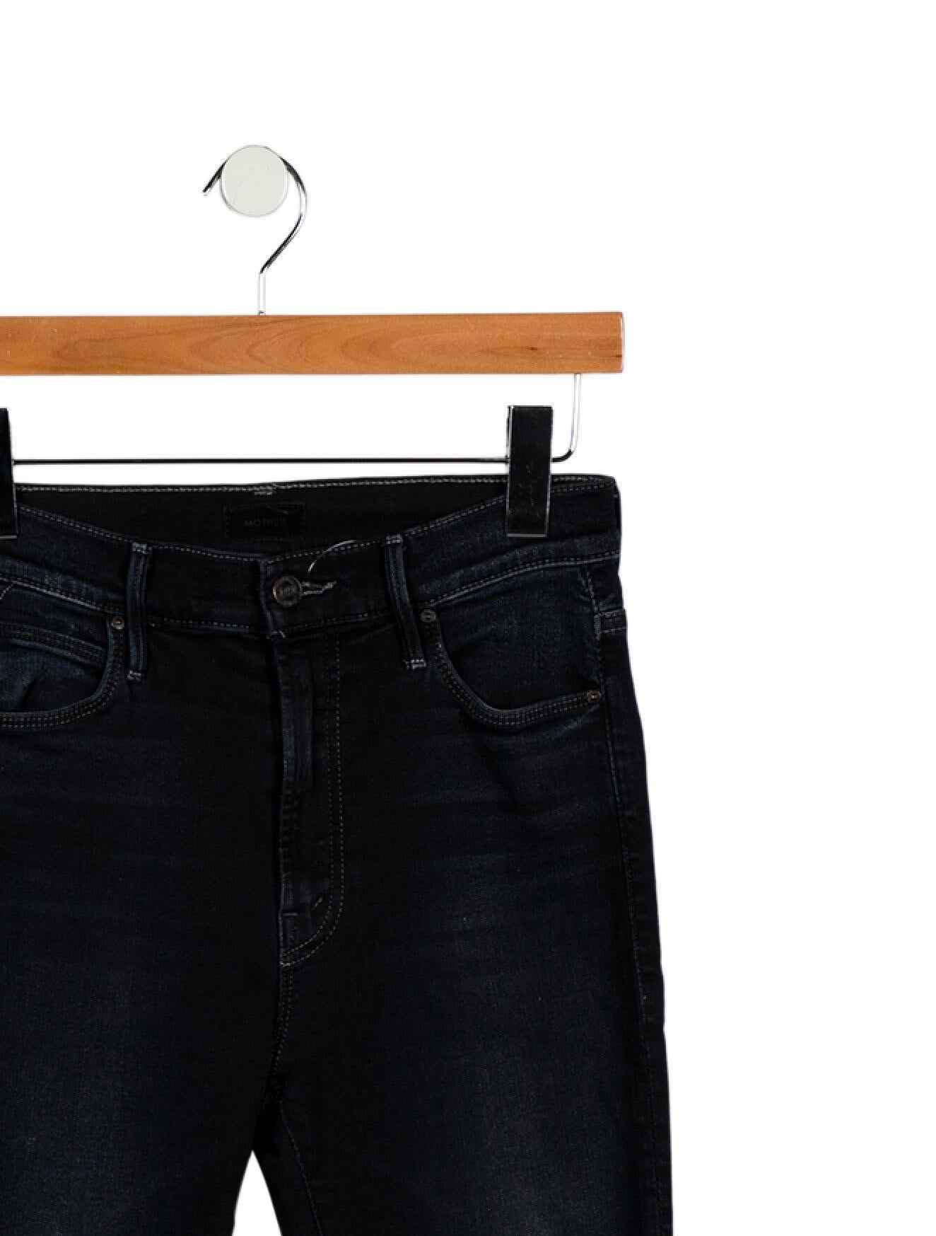 Mother Mid-Rise Skinny Leg Jeans