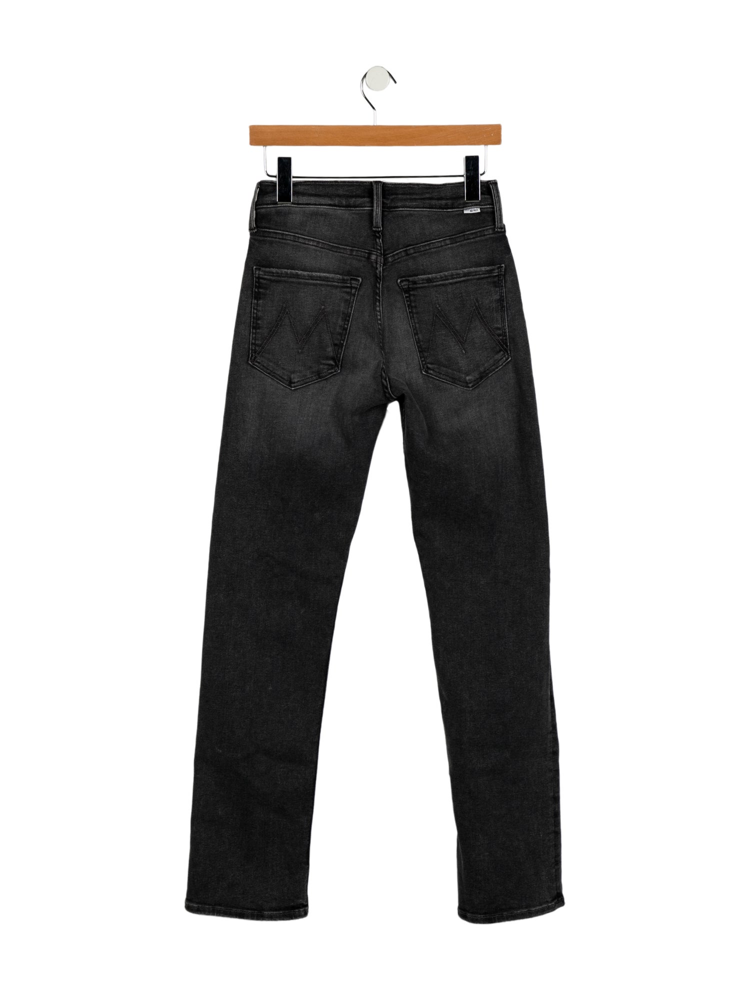 Mother Mid-Rise Straight Leg Jeans