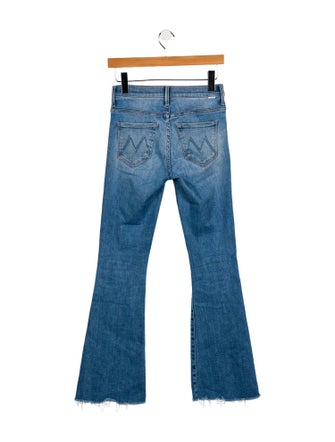 Mother Mid-Rise Wide Leg Jeans