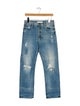 Mother High-Rise Straight Leg Jeans