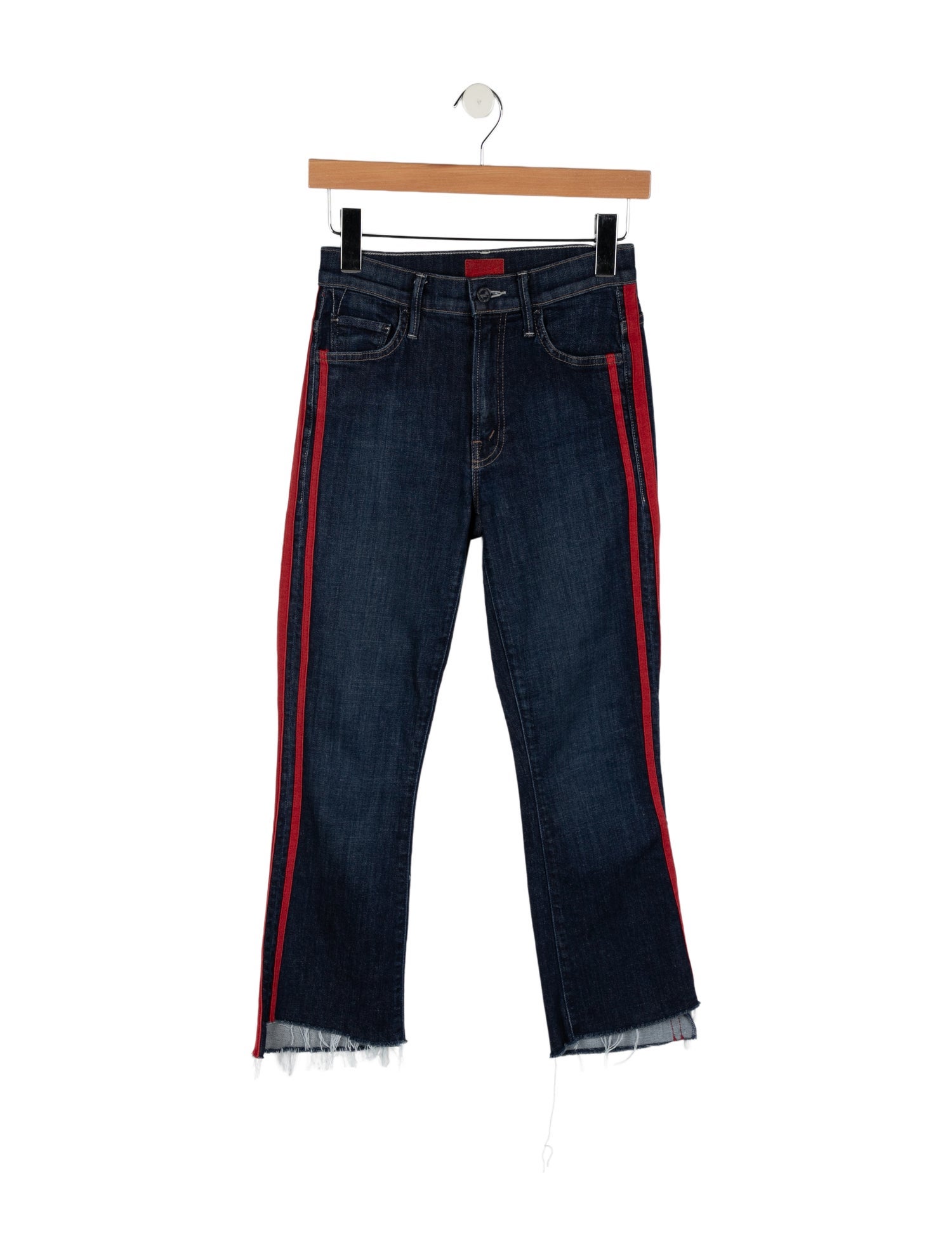 Mother Mid-Rise Straight Leg Jeans