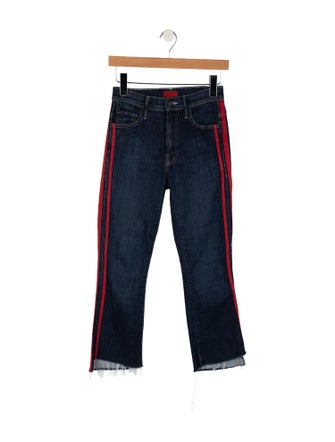 Mother Mid-Rise Straight Leg Jeans