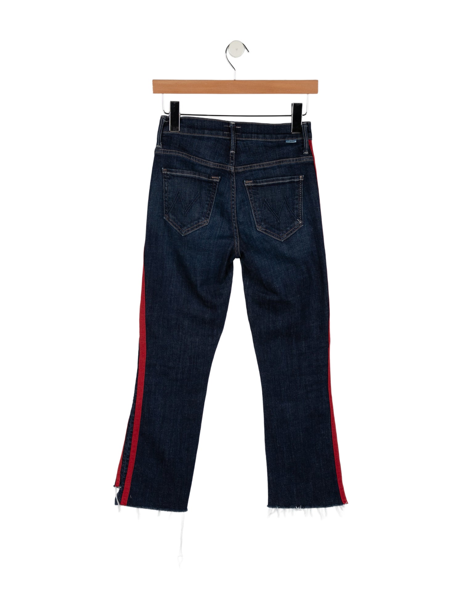 Mother Mid-Rise Straight Leg Jeans