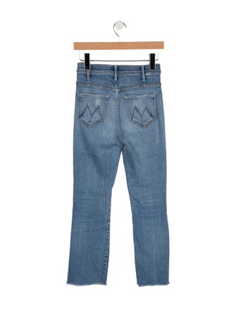 Mother Mid-Rise Straight Leg Jeans