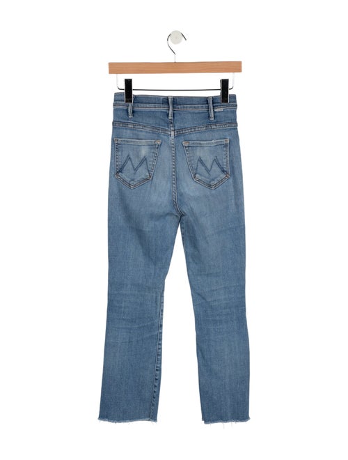 Mother Mid-Rise Straight Leg Jeans