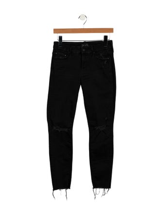 Mother Mid-Rise Skinny Leg Jeans
