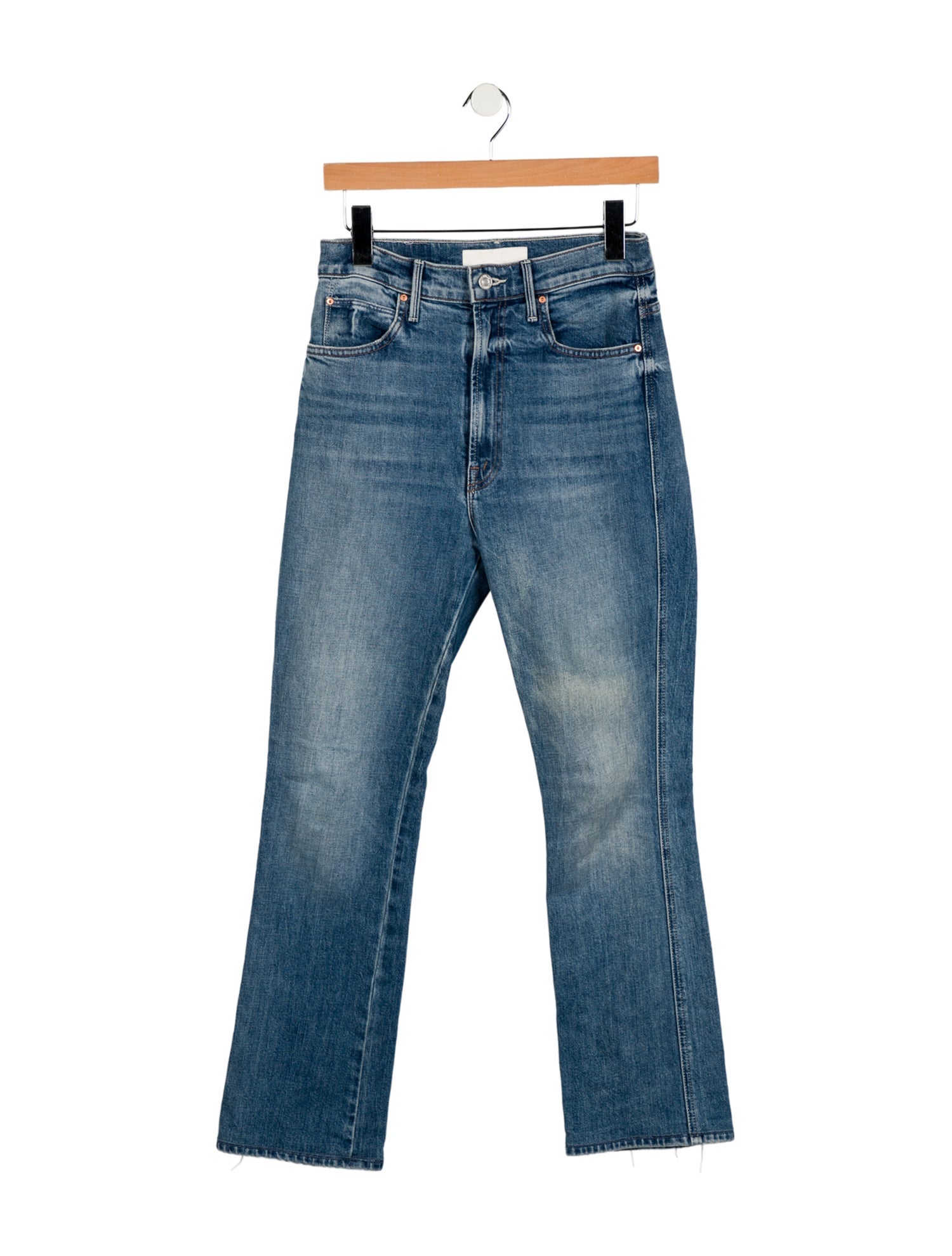Mother High-Rise Straight Leg Jeans