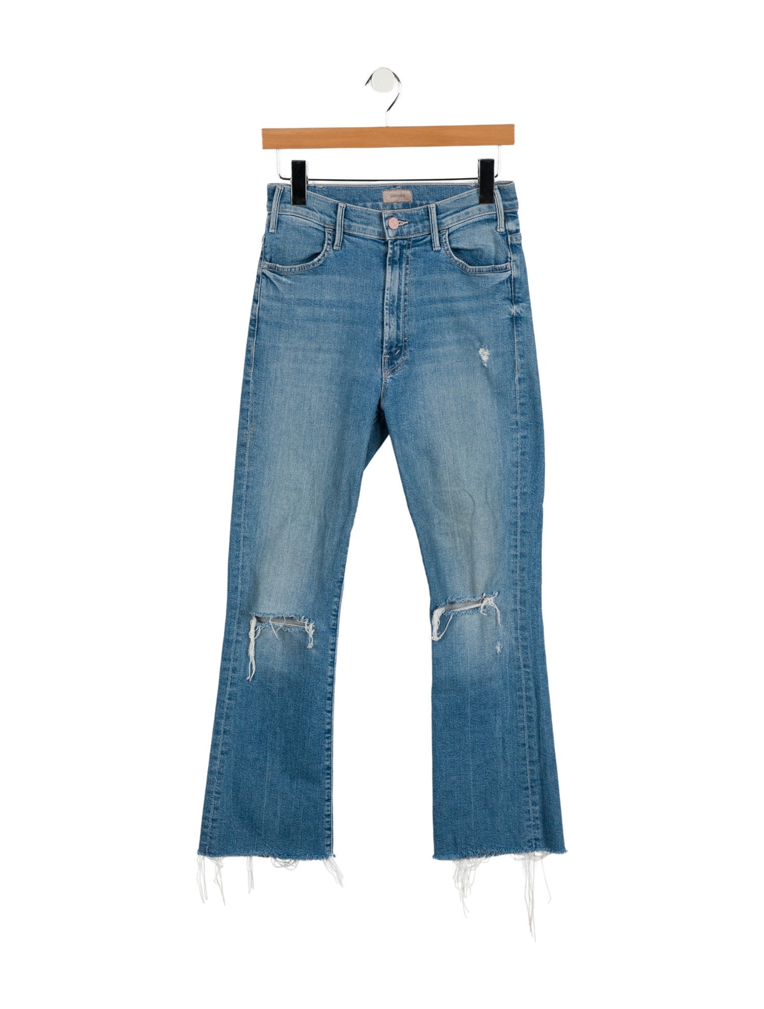 Mother High-Rise Straight Leg Jeans