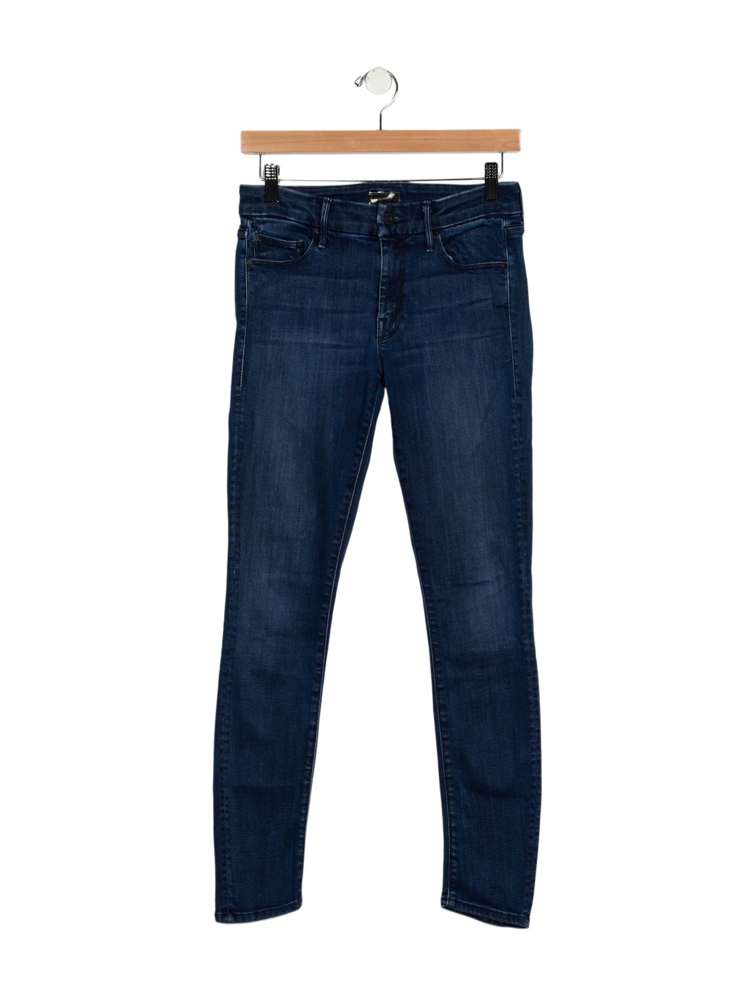 Mother Mid-Rise Skinny Leg Jeans