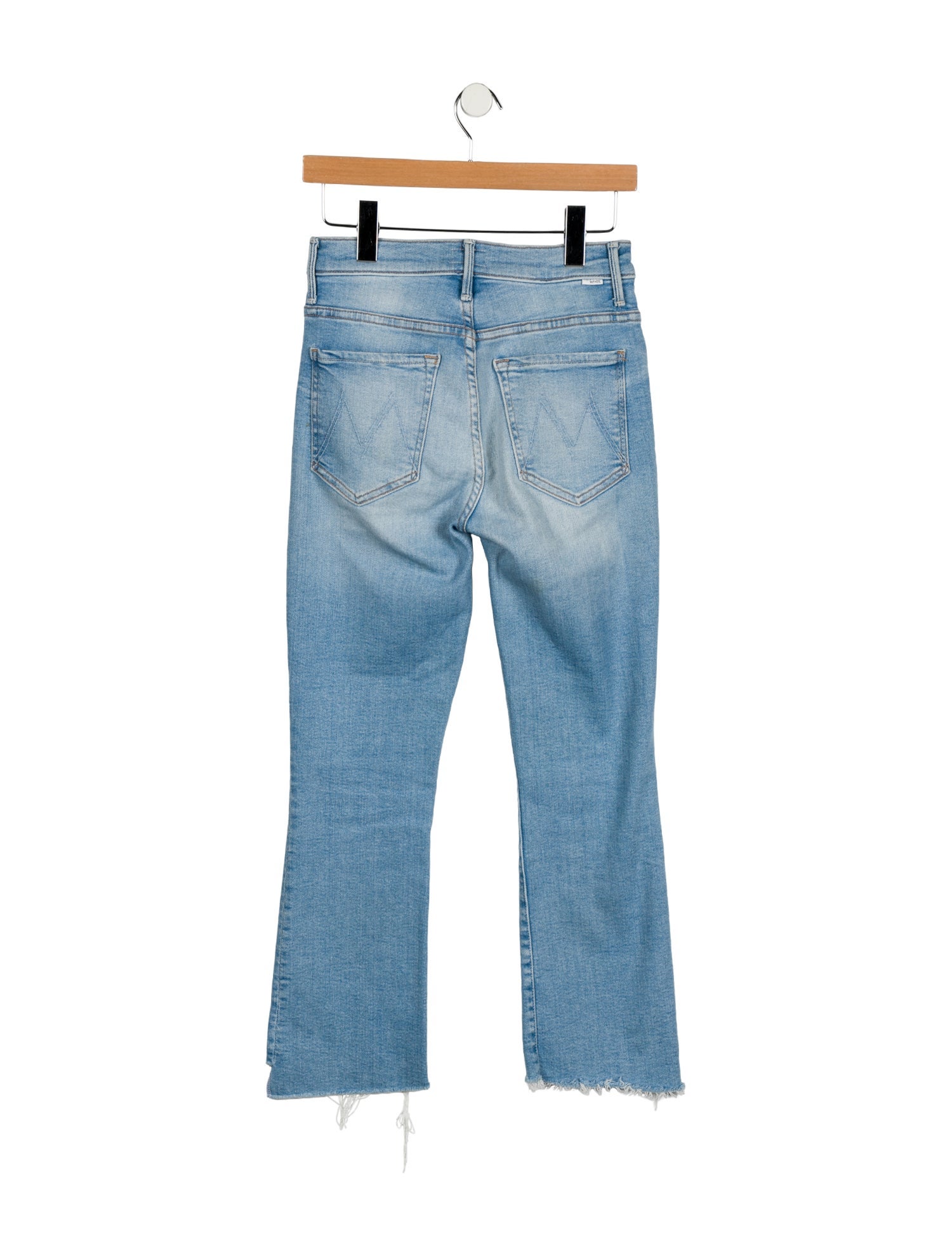 Mother Mid-Rise Straight Leg Jeans