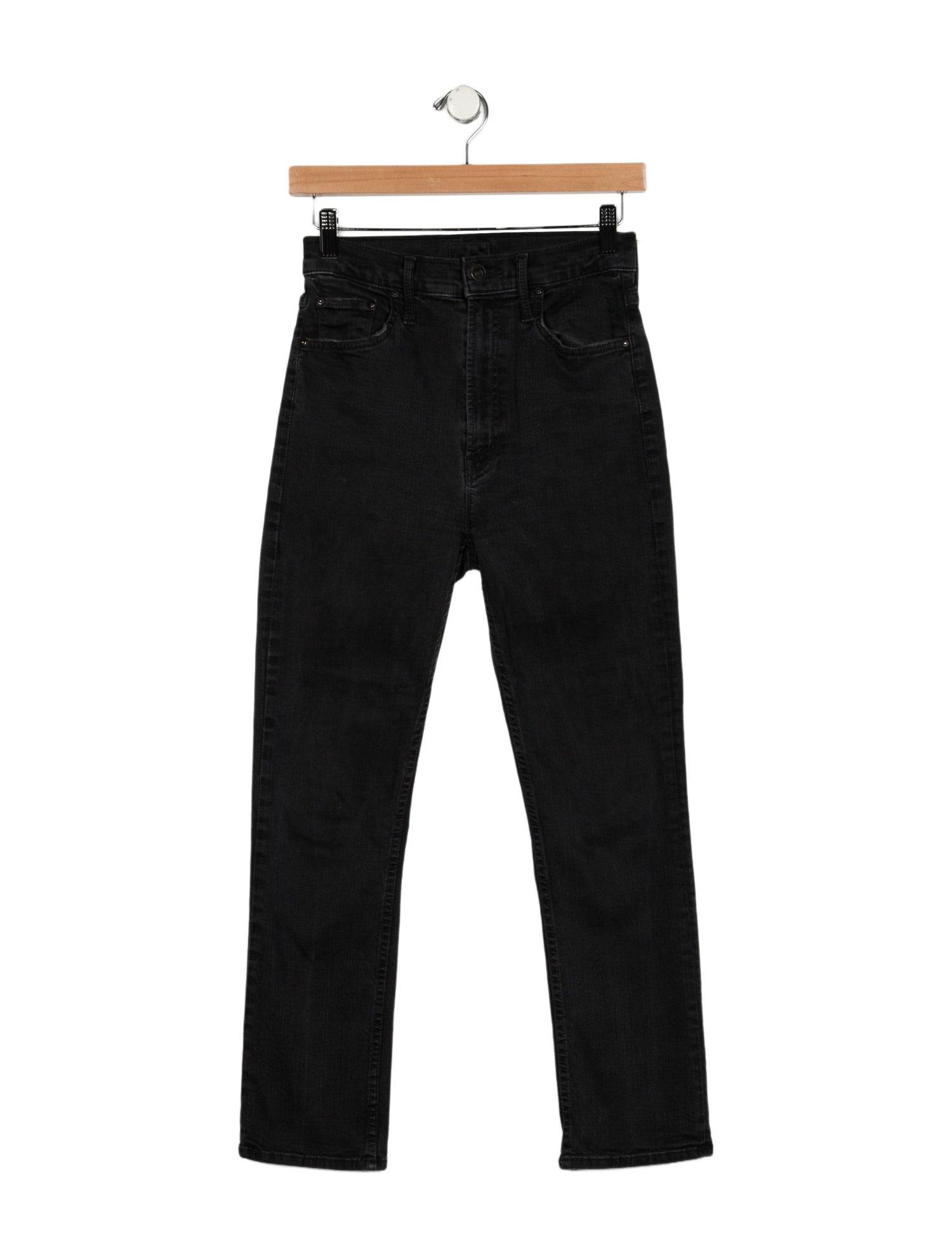 Mother High-Rise Straight Leg Jeans