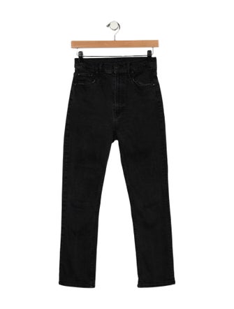 Mother High-Rise Straight Leg Jeans