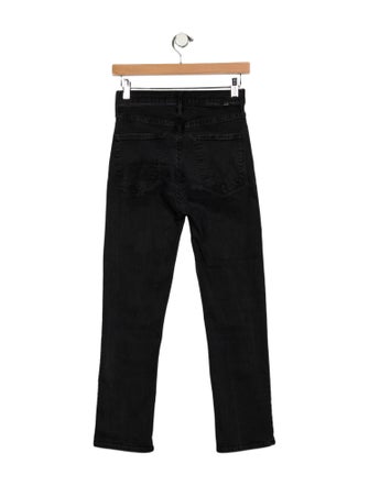 Mother High-Rise Straight Leg Jeans