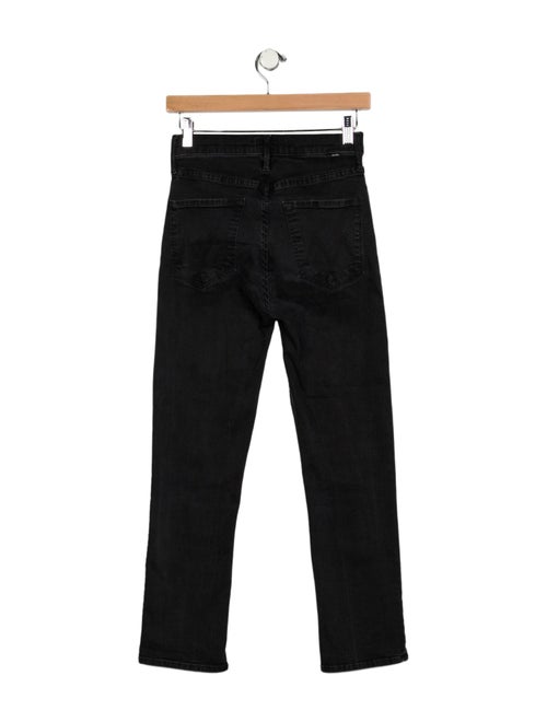 Mother High-Rise Straight Leg Jeans