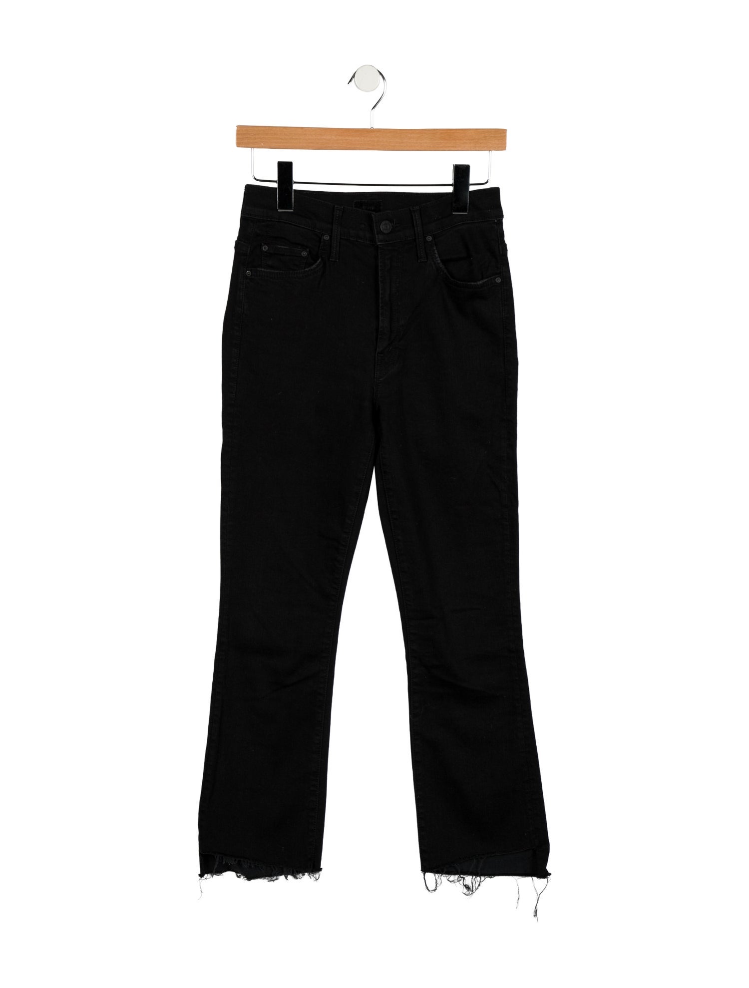 Mother Mid-Rise Straight Leg Jeans