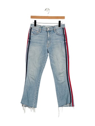 Mother Mid-Rise Straight Leg Jeans