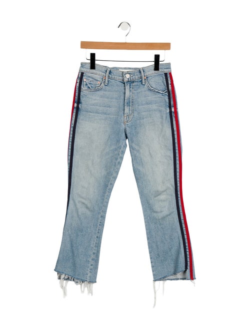 Mother Mid-Rise Straight Leg Jeans