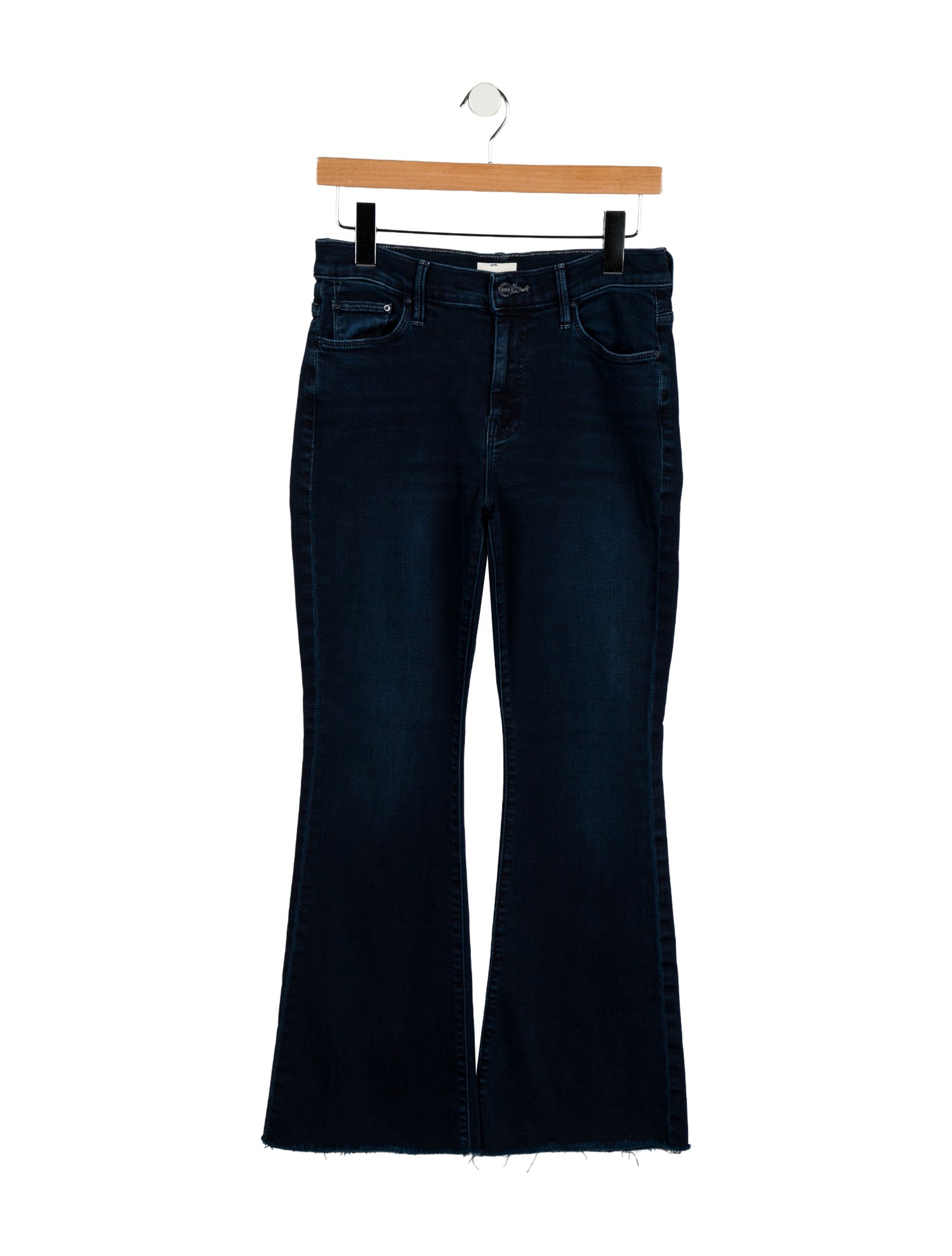Mother Mid-Rise Wide Leg Jeans
