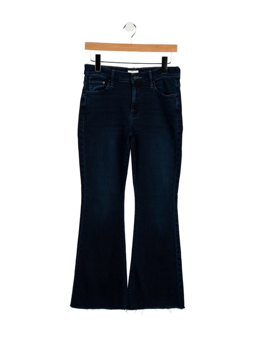 Mother Mid-Rise Wide Leg Jeans