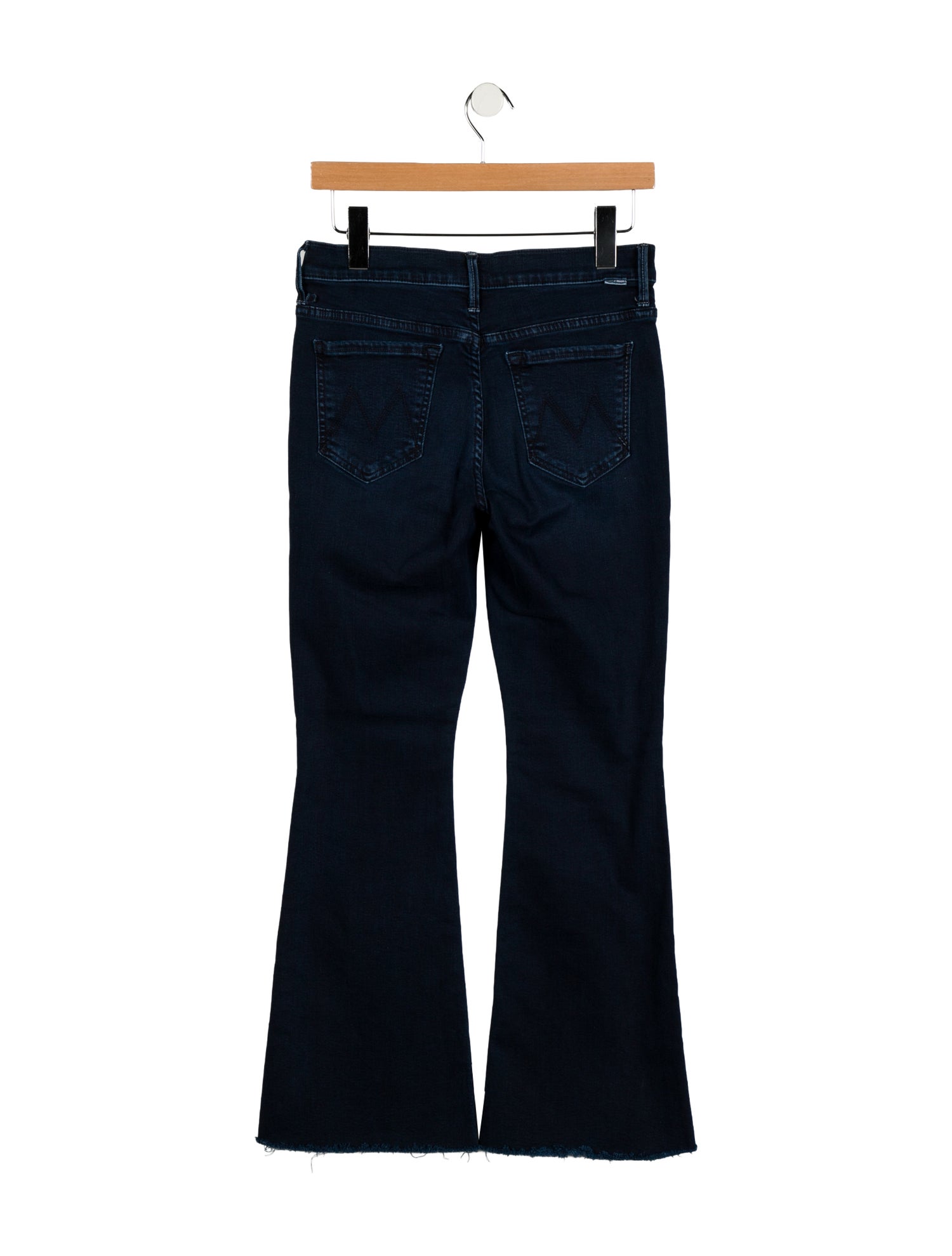 Mother Mid-Rise Wide Leg Jeans